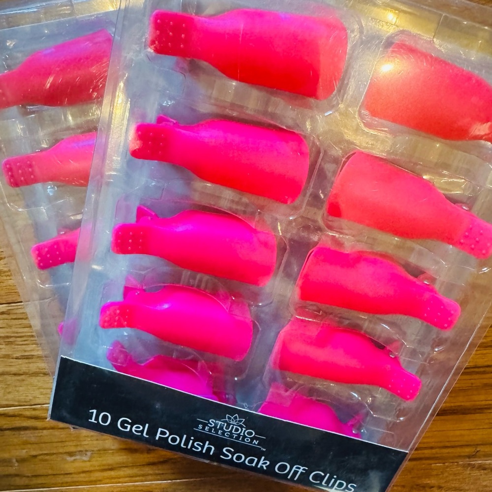 Studio Selection Gel Polish Soak Off Clips - Pink
2 packs of 10